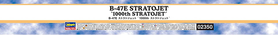 1/72 B-47E STRATOJET '1000th STRATOJET' by HASEGAWA 02350