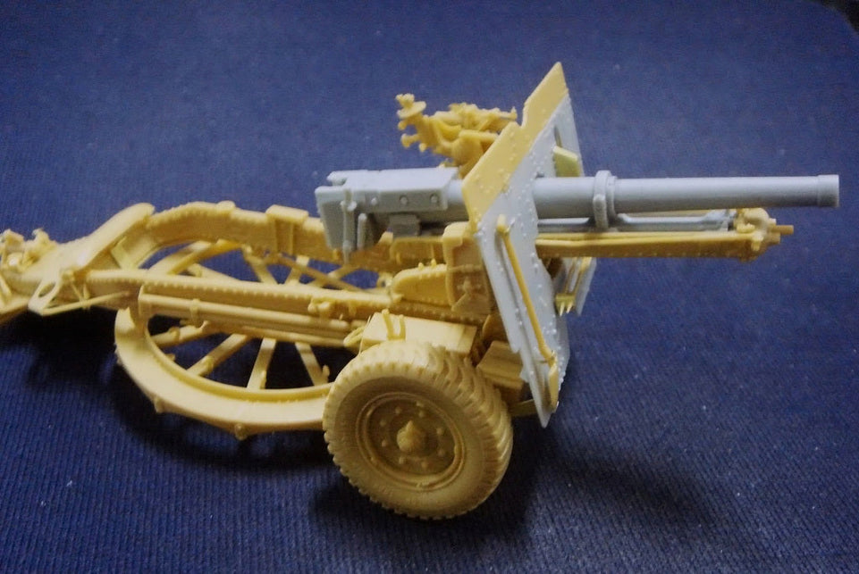 1/35 QF 35PDR FIELD GUN MK.II/I w/NO.27 AMMUNITION TRAILER (LIMBER) BRONCO MODELS CB35046