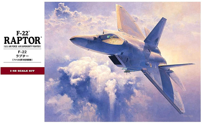1/48 F-22 RAPTOR USAF HASEGAWA 07245