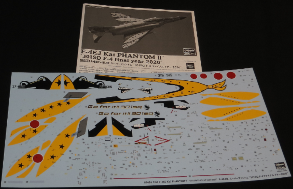 1/48 F-4EJ KAI PHANTOM II '301SQ F-4 FINAL YEAR 2020' by HASEGAWA