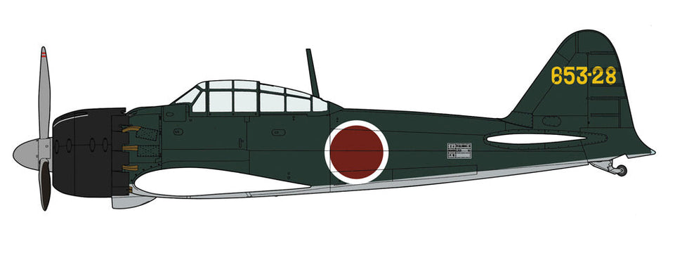 1/32 MITSUBISHI A6M5b ZERO FIGHTER (ZEKE) TYPE 52 Otsu "653rd FLYING GROUP" by HASEGAWA