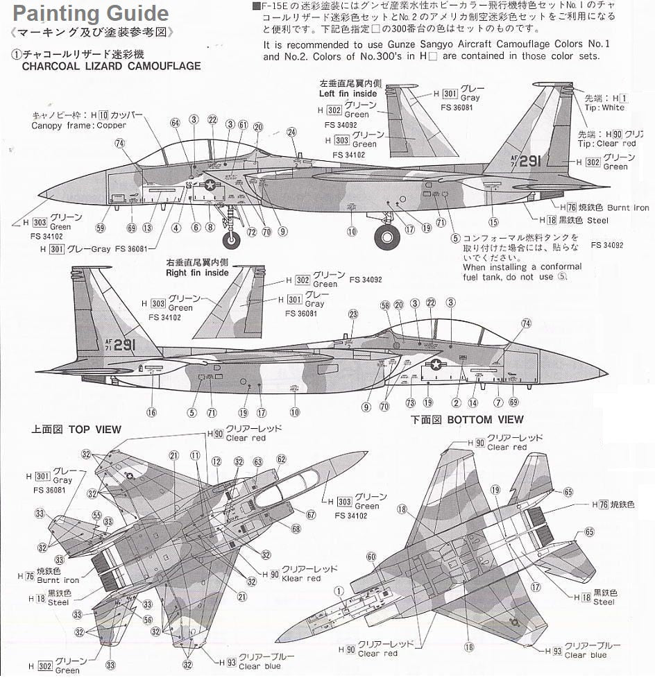 1/72 USAF F-15E Strike Eagle by Hasegawa