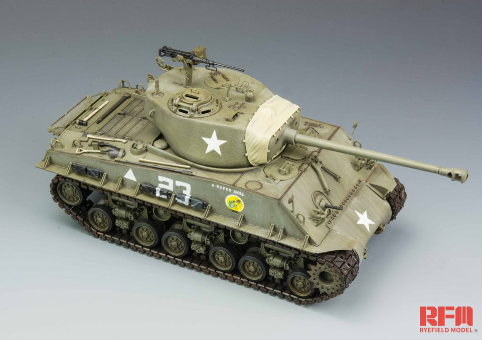 1/35 SHERMAN M4A3E8 WITH WORKABLE TRACK LINKS RYEFIELD MODEL