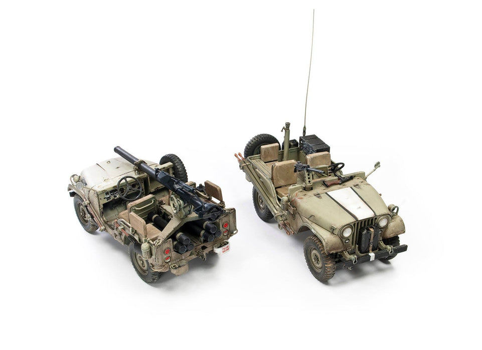 1/35 IDF M38A RECO JEEP AND FIRE SUPPORT JEEP (2 KITS SET) SIYUR & TOLAR by AFV AF35S99