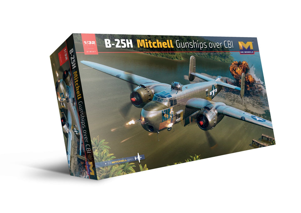 1/32 B-25H Mitchell Gunships over CBI by Hong Kong Model