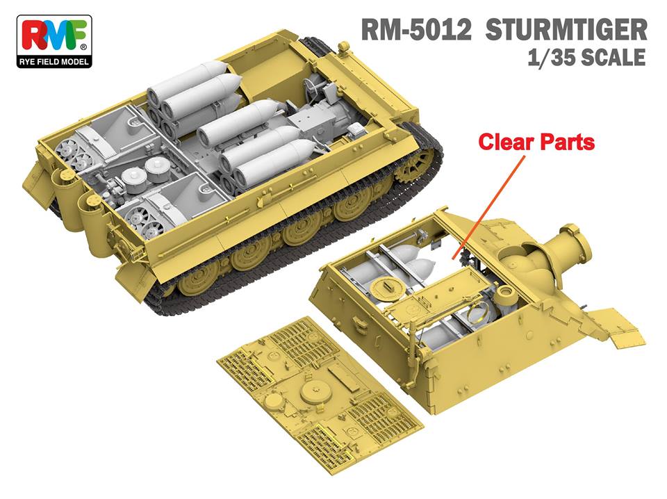 1/35 STURMTIGER WITH FULL INTERIOR RYEFIELD MODEL 5012