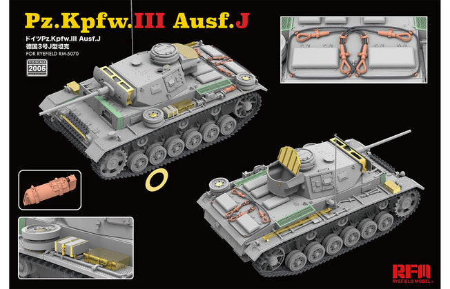 1/35 UPGRADE SOLUTION FOR RM5070 & RM5072 PANZER III AUSF.J RM2005