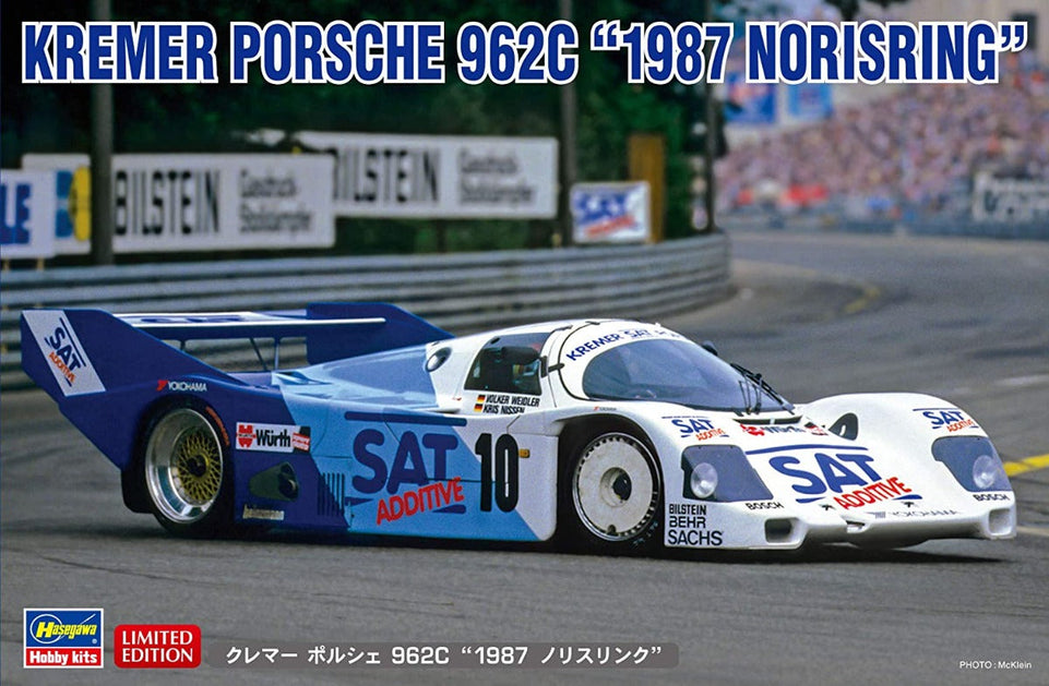 1/24 KREMER PORSCHE 962C "1987 NORISRING" BY HASEGAWA 20479