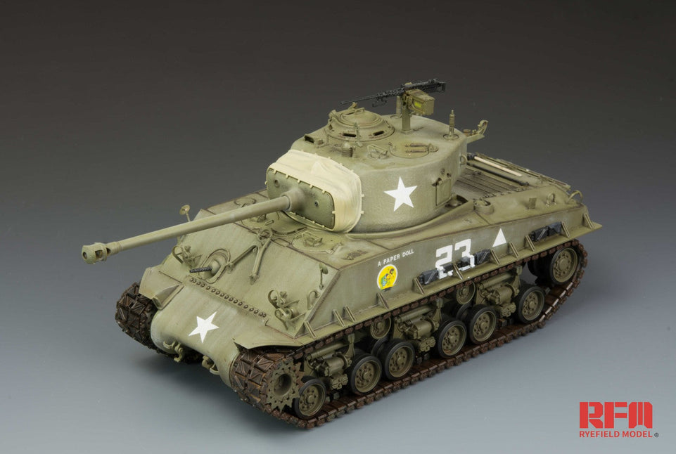 1/35 SHERMAN M4A3E8 WITH WORKABLE TRACK LINKS RYEFIELD MODEL