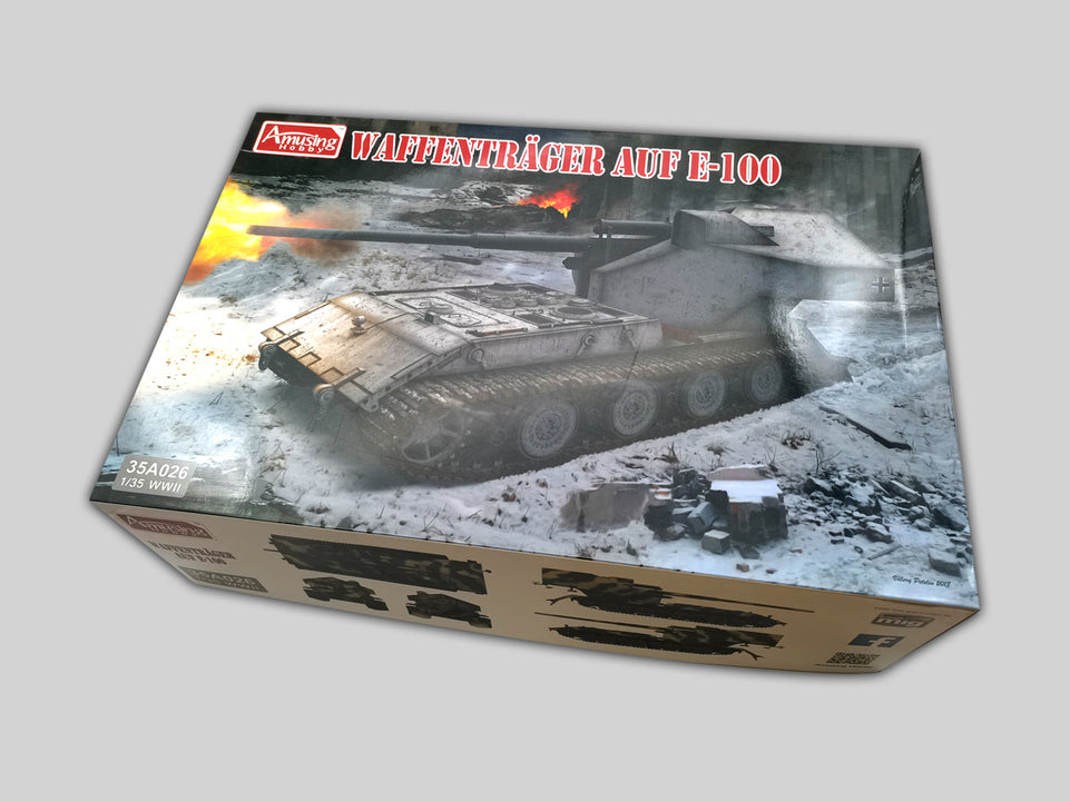 Amusing Hobby 35A026 1/35 German Waffentrager Auf E-100w/ Movable Tracks