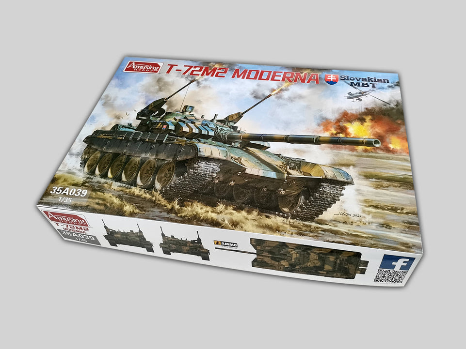 Amusing Hobby 35A043 1/35 Stovakin T-72M2 MODERNA MBT w/ Movable Tracks