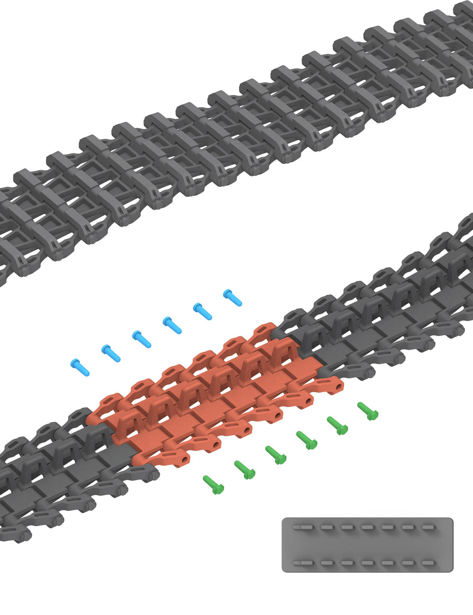 1/35 WORKABLE TRACK LINKS For Pz.III/IV.early production (40cm) by RyeField Model