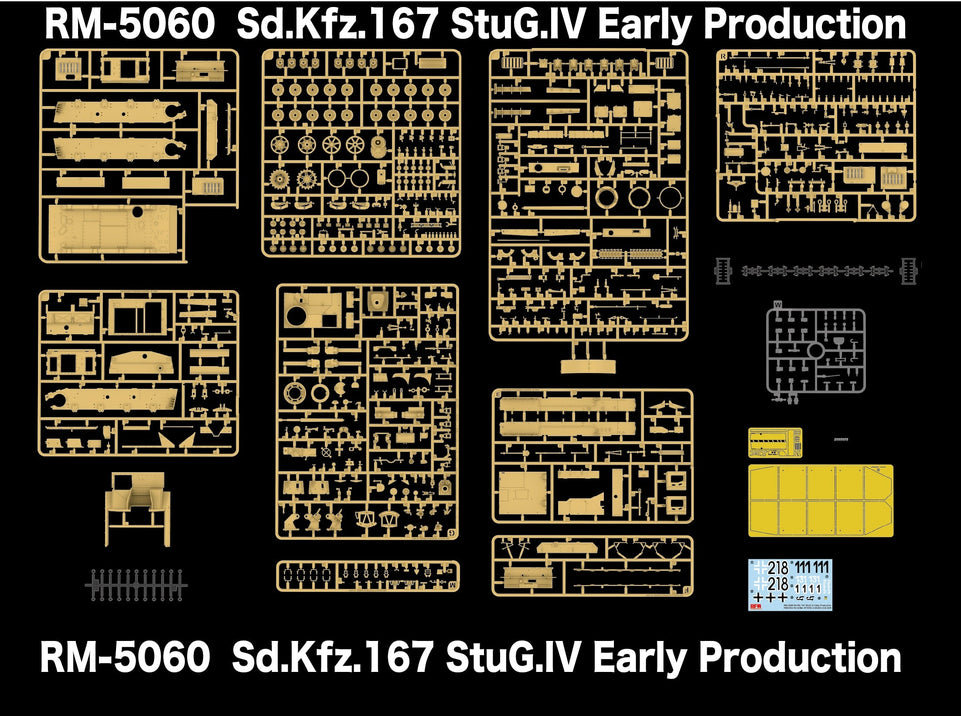 1/35 WWII StuG IV Early w/ Moveable Suspension and Tracks