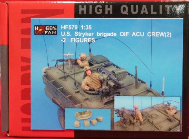 1/35 US STRYKER BRIGADE (1) OIF ACU INF. - 2 FIGURES by HOBBY FAN 579