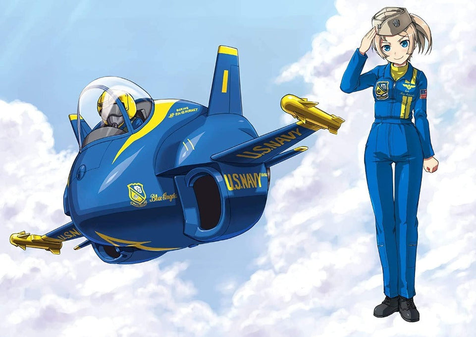 EGGPLANE NO.15 EGGPLANE F-18 "BLUE ANGEL" HASEGAWA 60125