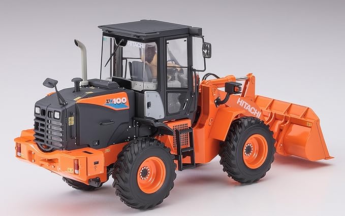 1/35 Construction Machine Series Hitachi Construction Wheel Loader ZW100-6 Plastic Model