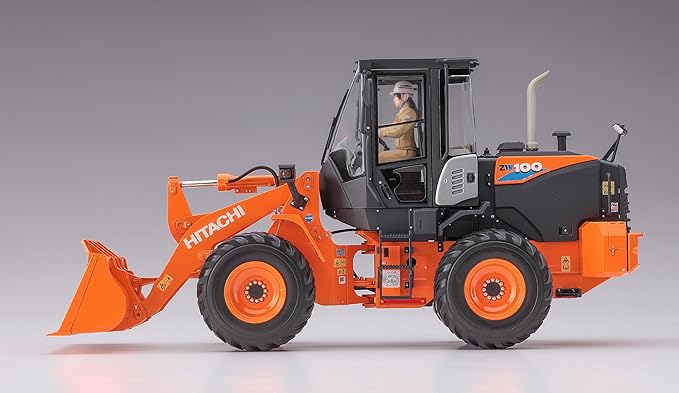 1/35 Construction Machine Series Hitachi Construction Wheel Loader ZW100-6 Plastic Model