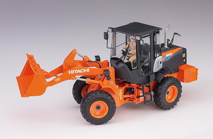 1/35 Construction Machine Series Hitachi Construction Wheel Loader ZW100-6 Plastic Model