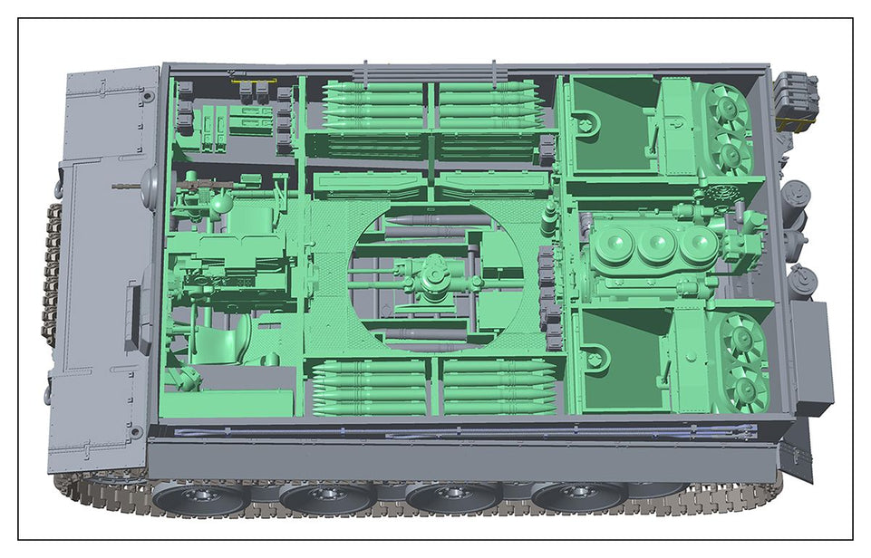 1/35 TIGER I S.PZ.ABT.503 EASTERN FRONT 1943 (FULL INTERIOR) RYEFIELD MODEL 5003