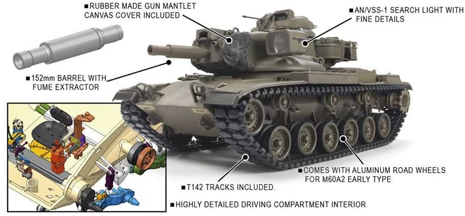 1/35 M60A2 EARLY VERSION AFV CLUB