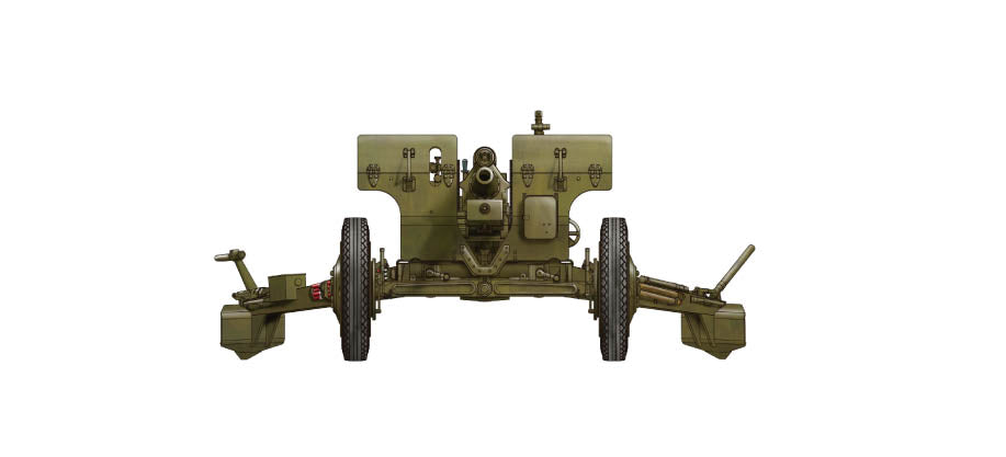 1/35 3" GUN M5 ON CARRIAGE M1 (LIMITED EDITION) AFV CLUB AF35S64