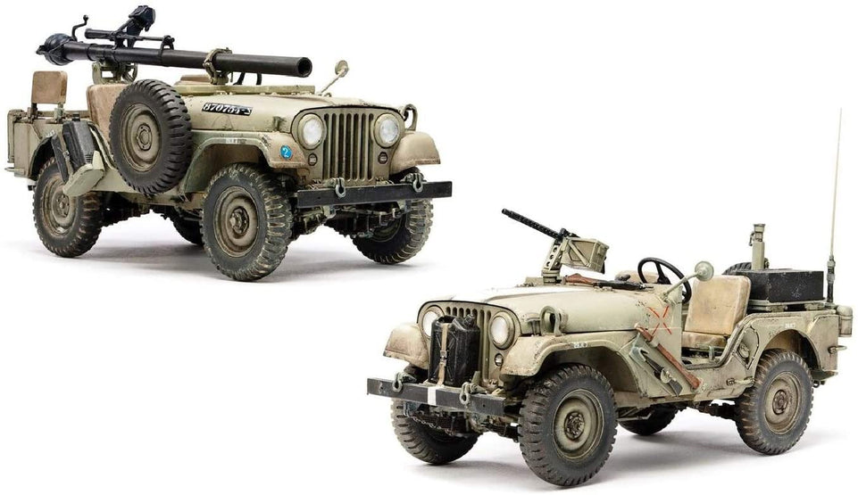 1/35 IDF M38A RECO JEEP AND FIRE SUPPORT JEEP (2 KITS SET) SIYUR & TOLAR by AFV AF35S99