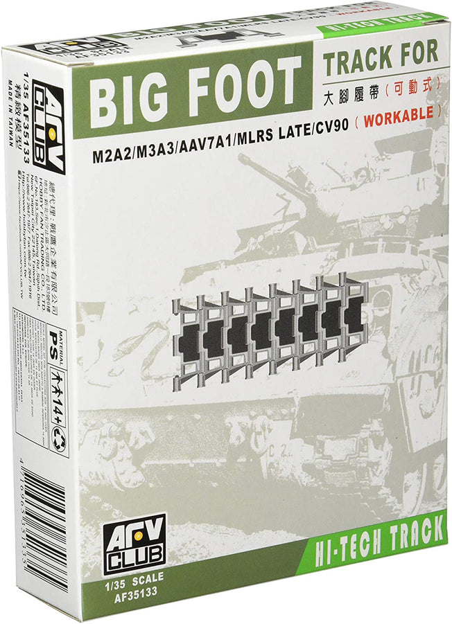 1/35 M2A2/M3A3/AAV741/MLRS CV90 "BIG FOOT" TRACK AFV CLUB