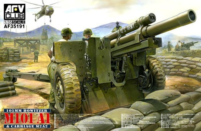 1/35 105MM HOWITZER M101a1 & CARREAGE M2A2