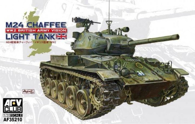 1/35 M24 CHAFFEE TANK WW2 BRITISH ARMY VERSION