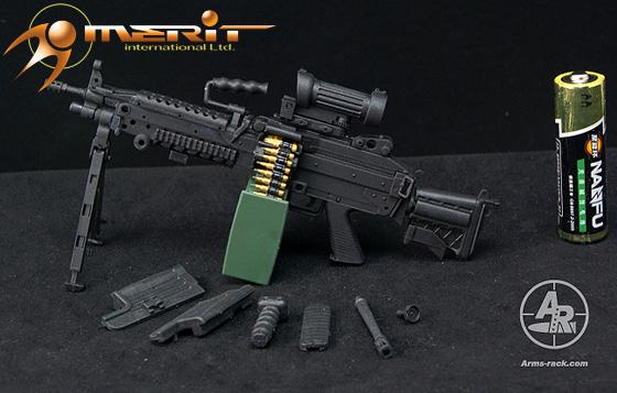 1/6 BLACK M249 LIGHT MACHINE GUN (LMG)