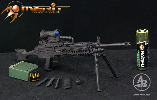 1/6 BLACK M48 LIGHT MACHINE GUN (LMG)