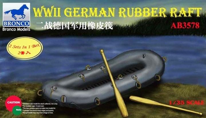 1/35 WWII GERMAN RUBBER RAFT