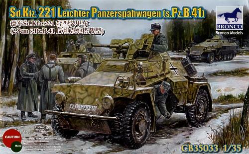 1/35 SD.KFZ 221 LEICHTER PANZERSPAHWAGEN (S.PZ.B41)