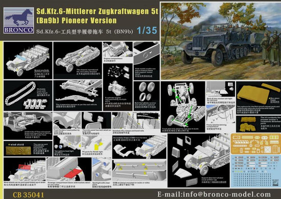 1/35 SD.KFZ.6 - MITTLERER ZUGKRAFTWAGEN 5T (BN9B) PIONEER VE