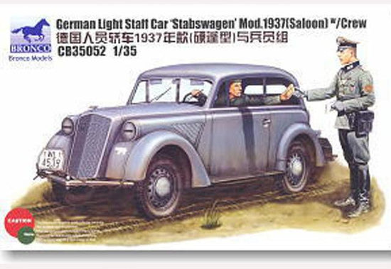 1/35 GERMAN LIGHT STAFF CAR "STABSWAGEN' 1937 'SALOON'