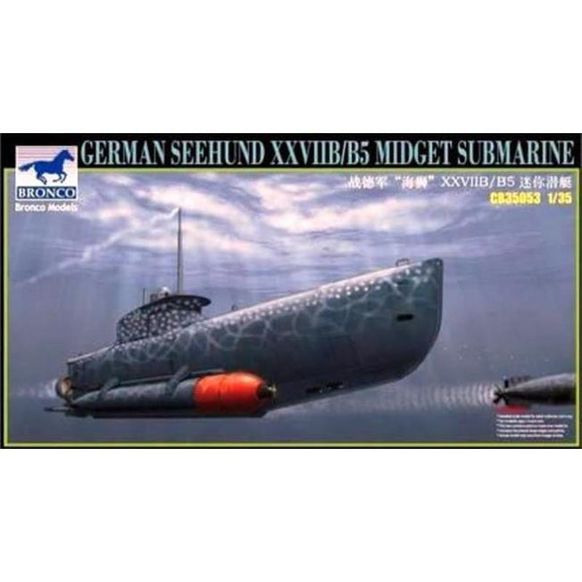 1/35 GERMAN 'SEEHUND' XXVII B/B5 MIDGET SUBMARINE (2 OPTIONS