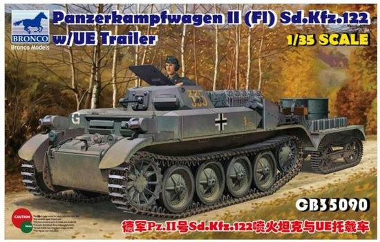 1/35 PZKPFW. II (FI) SD.KFZ.122 w/UE TRAILER