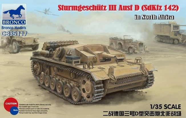 1/35 STURMGESCHUTZ III AUSF D (SDKFZ 142) IN NORHT AFRICA