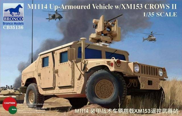 1/35 M1114 UP-ARMOURED VEHICLE W/XM153 CROWS II