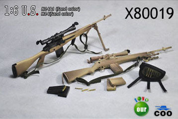 1/6 SNIPER RIFLE SERIES-M14A1 (SAND) & M14 (SAND)