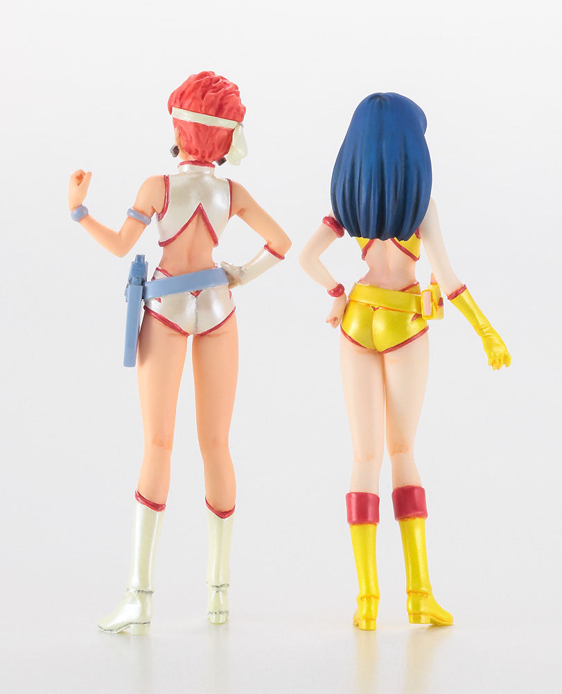 Hasegawa  #64524  1/20 KEI & YURI “Dirty Pair” w/ 1/300 Lovely Angel