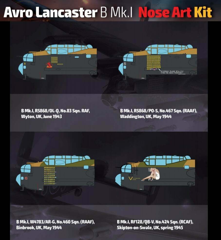 1/32 AVRO LANCASTER B Mk.I NOSE SECTION KIT by HK MODEL 01E033