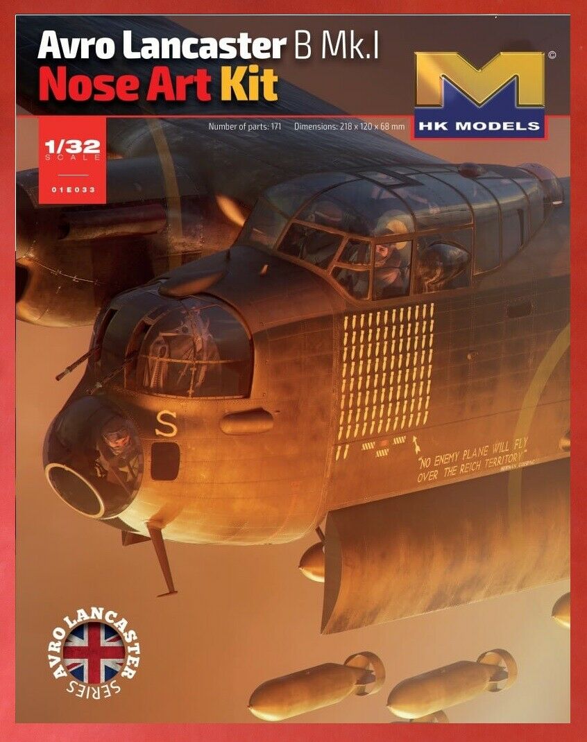 1/32 AVRO LANCASTER B Mk.I NOSE SECTION KIT by HK MODEL 01E033