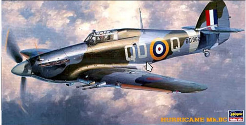 1/48 HAWKER HURRICANE MK. IIC HASEGAWA 09051