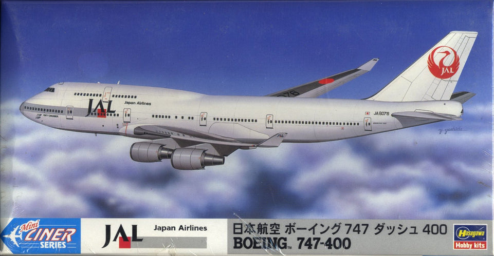 1/400 JAPAN AIRLINE BOEING 747-400 BY HASEGAWA