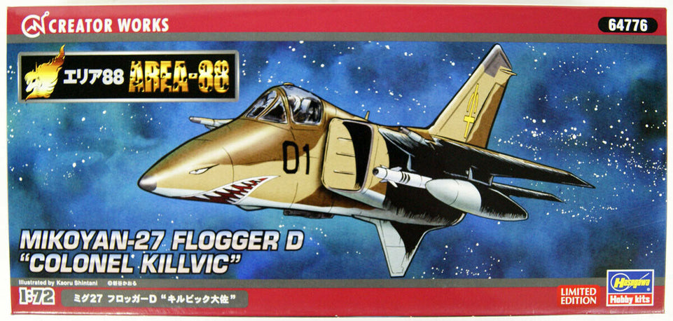 1/72 AREA 88 MIKOYAN-27 FLOGGER D COLONEL KILLVIC HASEGAWA 64776