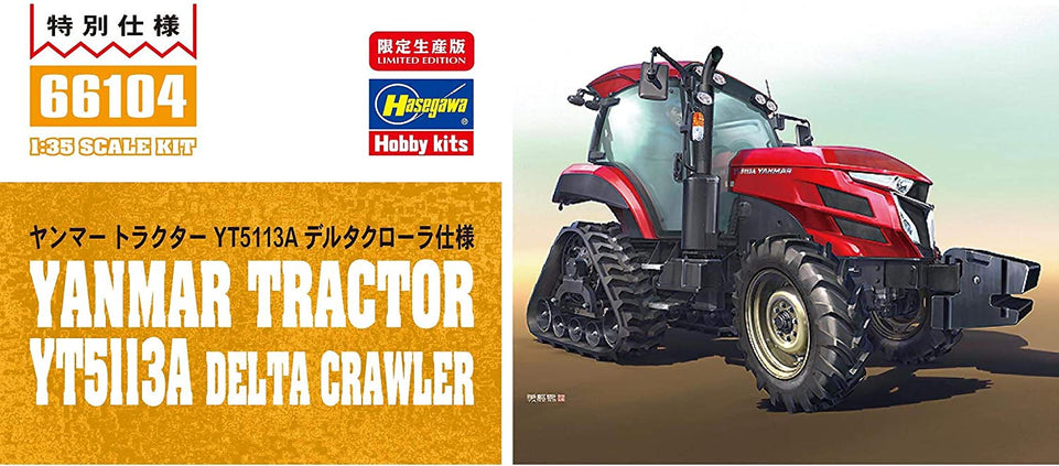 1/35 YANMAR TRACTOR YT5113A DELTA CRAWLER by HASEGAWA