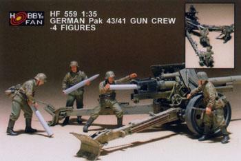 1/35 'GERMAN PAK43/41 GUN CREW - 4FIGURES