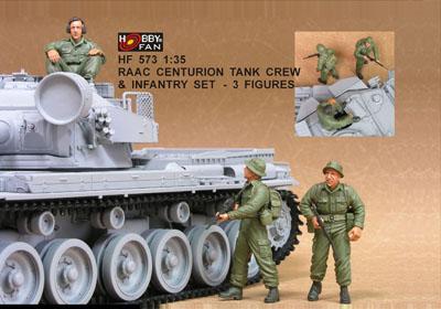 1/35 'RAAC CENTURION TANK CREW INFANTRY SET-3 FIGURES