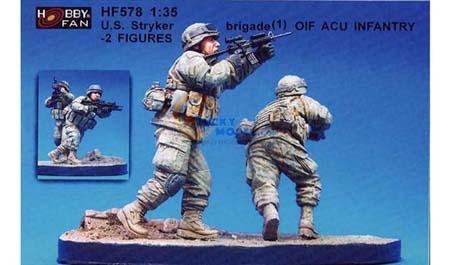 1/35 U.S. STRYKER BRIGADE (1)OIF ACU INF.-2FIGS